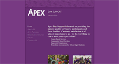 Desktop Screenshot of apexdaysupport.com